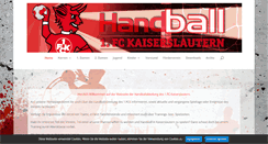 Desktop Screenshot of fck-handball.de